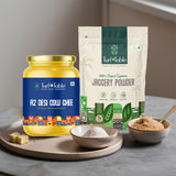 A2 Desi Ghee & Jaggery Powder