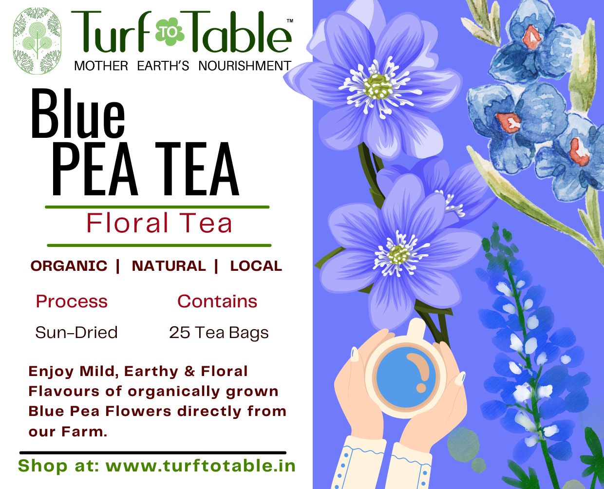 Blue Pea Floral Tea