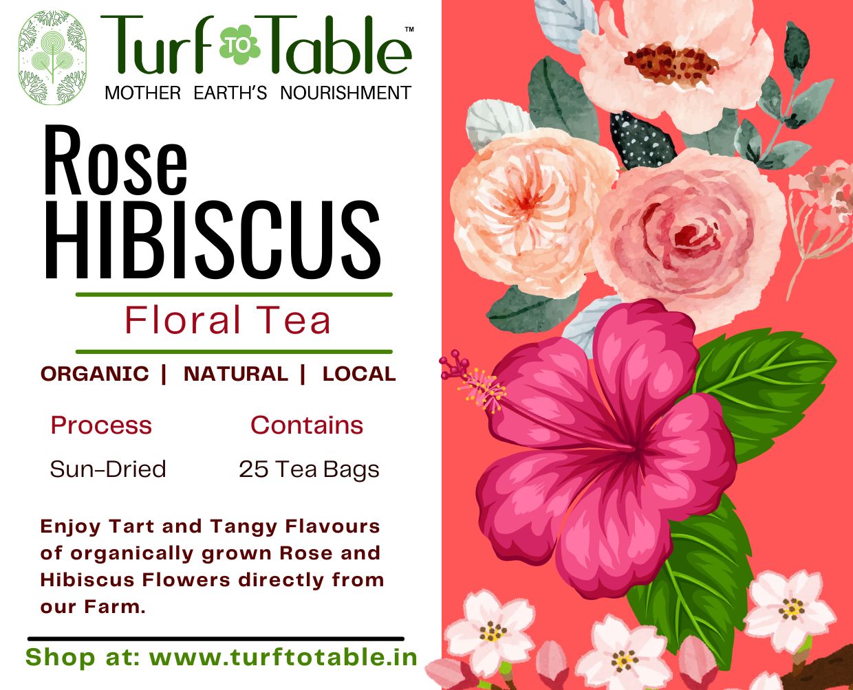Rose Hibiscus Floral Tea