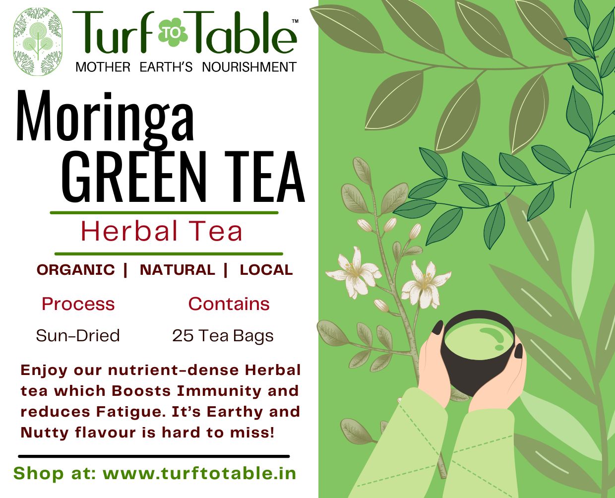 Moringa Green Tea