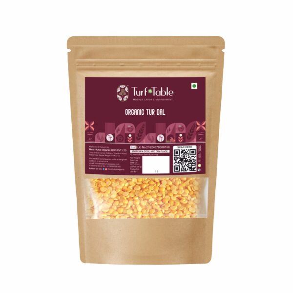 Organic Tur Dal <h6>500 gm</h6>